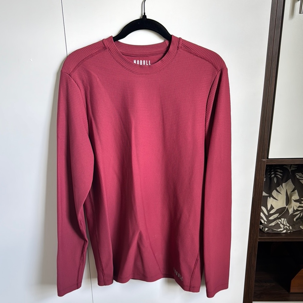 NOBULL Men's Crewneck Sweater - Red